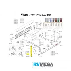 Fiamma Awning F45s L/H Leg 06270-08- New Arrivals