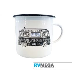 MOANA RD Giftware & Apparel Moana Road Enamel Large Mugs
