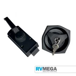 RV MEGA Octagonal Entrance Door Lock - Right Hand