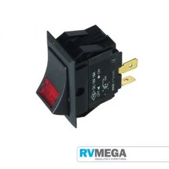 RV MEGA Rocker Switch Heavy Duty Off/On 20 Amp At 12V Only Electrical & Lighting
