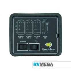 Plumbing & Water JRV Tank Monitor - Three Tanks & Battery Indicator