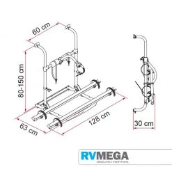 Bike Racks, E-Bikes And Accessories Fiamma Carry Bike Rack UL Black Version (2 Bikes)