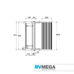 Renovation & New Build Hardware Thule Single Step 12V 460mm Wide
