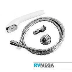 RV MEGA Hand Held Shower Rose, Hose & Bracket Bedroom, Bathroom & Laundry