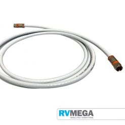 RV MEGA Coax Satellite Cable RG6 - 2 Meter Incl Threaded Connectors