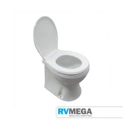 RV MEGA Superior Electric Macerator Toilet - Soft Close Bedroom, Bathroom & Laundry