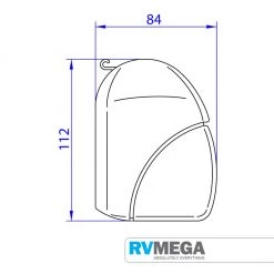 Thule 2000 Pull Out Awning 1.9 Metre - Wall Mounted