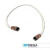 RV MEGA Coax Satellite Cable RG6 - .5 Metre Incl Threaded Connectors Audio, Visual & Satellite 2 RV MEGA Coax Satellite Cable RG6 - .5 Metre Incl Threaded Connectors Audio, Visual & Satellite