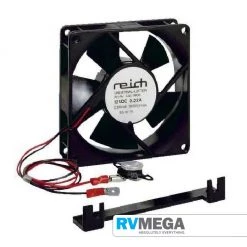 RV MEGA Fridge Cooling Fan With Heat Sensor Essential Items