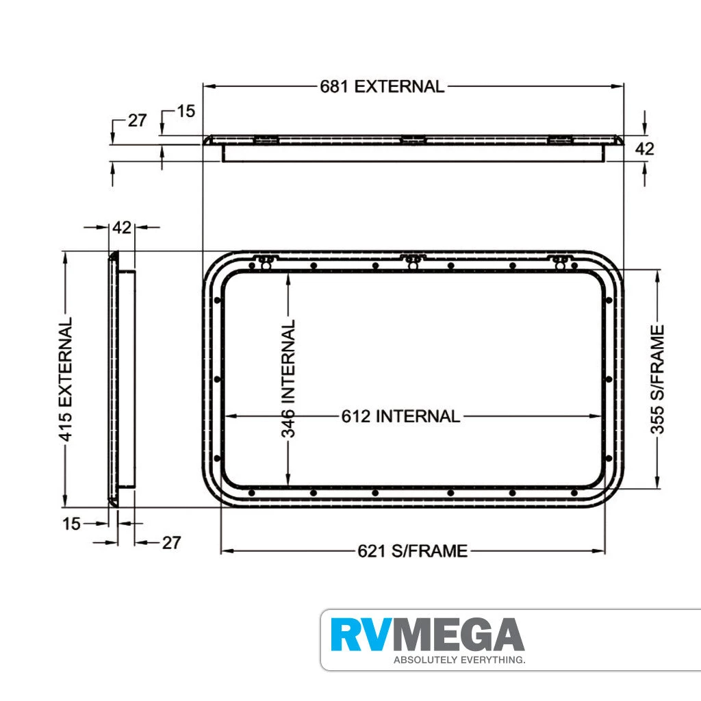 RV MEGA Renovation & New Build Hardware Coast Service Door 2 (BLACK) 4 RV MEGA Renovation & New Build Hardware Coast Service Door 2 (BLACK)