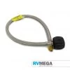 RV MEGA Braided Stainless Steel QCC Pigtail 760mm Gas Equipment