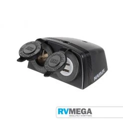NARVA Electrical & Lighting Heavy- Duty Surface Mount Accessory/Dual USB Sockets