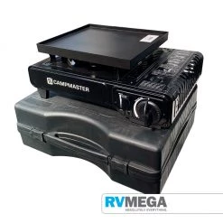 Campmaster Portable Single Burner Stove With Hotplate Essential Items