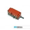 Refrigeration Thetford Fridge Selector Switch-5 Pole Deluxe