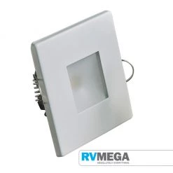 RV MEGA Electrical & Lighting NOUVA LED S5 - QUADRA - White Laquer Down Light