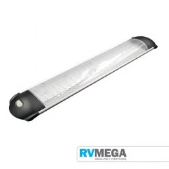 RV MEGA LED 380mm Matte Black Interior Light - Switched