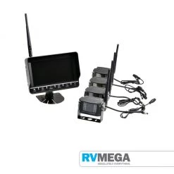 RSE Wireless Reverse Camera System With 7" Monitor - Removable