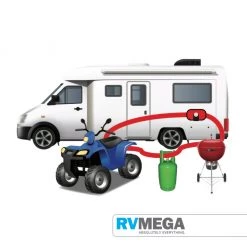 RV MEGA Lock Alarm Cable Lock 4.6 Metre