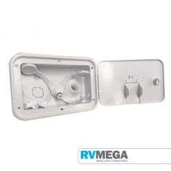 RV MEGA Water Filler Inlet - White Plumbing & Water