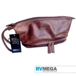 MOANA RD Moana Road The Matty PU Leather Toilet Bag