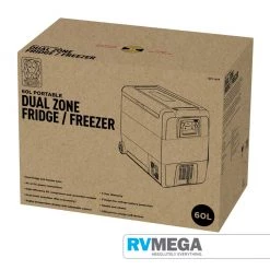 Brass Monkey Fridge Freezer 60L Dual Zone