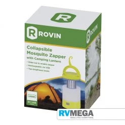 RV MEGA Collapsible Mosquito Zapper With Camping Lantern