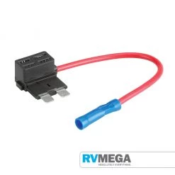 RV MEGA Twin Standard Blade 20Amp Fuse Holder