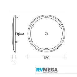 RV MEGA Narva Interior LED Lamp - Touch Sensitive Electrical & Lighting