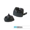 RV MEGA Lever Release Door Retainer - Black UK Caravan Parts