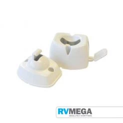 REICH Lever Release Door Retainer - White