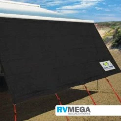 RV MEGA Awnings & Covers Coast Black Box Awning Sunscreen - Multiple Size Options