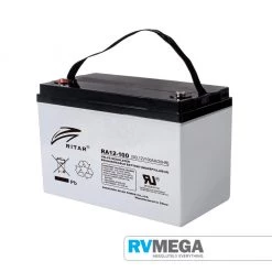 Ritar 12v 100ahr AGM Deep Cycle Lead Acid Battery Electrical & Lighting