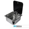 Plumbing & Water Can Rectangular Sink With Mixer Tap & Glass Lid