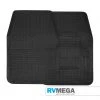 RV MEGA Everyday Essentials 2 Piece Rubber Mat Set - Black
