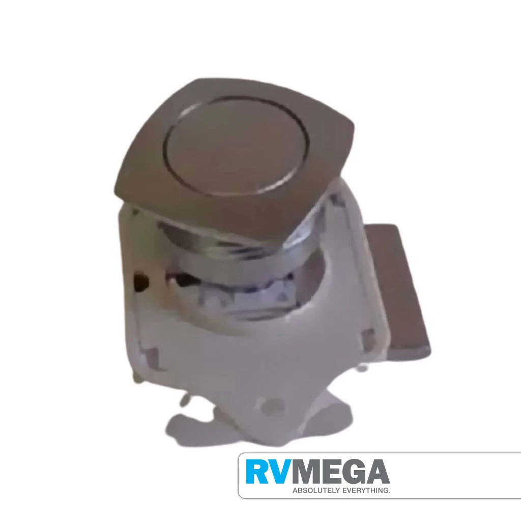RV MEGA Push Button Cabinet Latch Satin - Square Renovation & New Build Hardware 3 RV MEGA Push Button Cabinet Latch Satin - Square Renovation & New Build Hardware