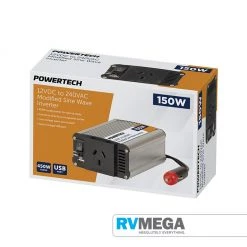 RV MEGA Electrical & Lighting 150W (450W) 12VDC To 240VAC Modified Sinewave Inverter
