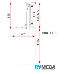 RV MEGA BR Systems Electric Bike Lift For E Bikes - Short Bike Racks, E-Bikes And Accessories