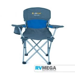 OZtrail Junior Deluxe Arm Chair - Blue Outdoor & Camping
