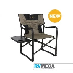 Outdoor & Camping OZtrail RV Directors Arm Chair With Side Table