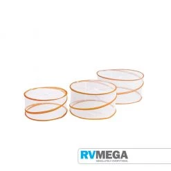 RV MEGA Essential Items Elemental Collapsible Food Covers (3 Pack)