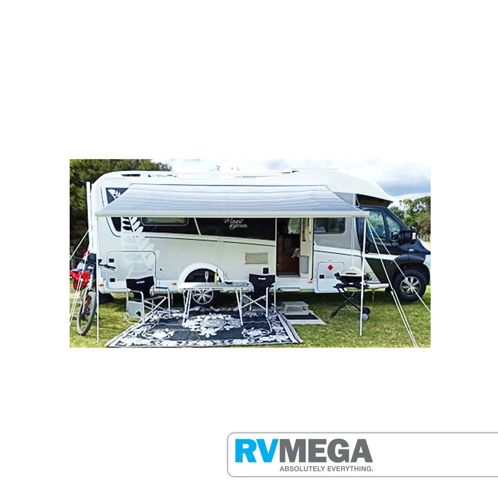 RV MEGA Awnings & Covers Apollo 12Volt Wall Awning 3.0m With Remote - Grey 5 RV MEGA Awnings & Covers Apollo 12Volt Wall Awning 3.0m With Remote - Grey