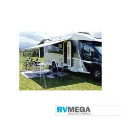 RV MEGA Apollo 12Volt Wall Awning 3.5m With Remote - Grey