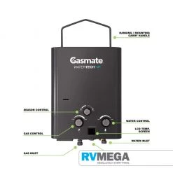 Heating – Water & Air Gasmate Watertech Portable Hot Water System 3LPM