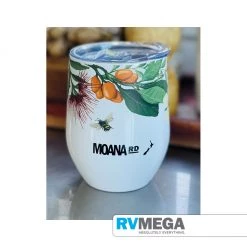 Giftware & Apparel Moana Road EMug Native Flora White 350ml