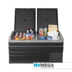 Refrigeration 95L DZ Brass Monkey Fridge Freezer With Solar Board & Battery Co