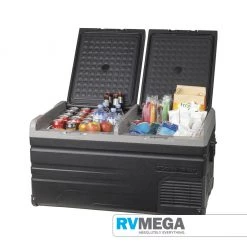 Refrigeration 95L DZ Brass Monkey Fridge Freezer With Solar Board & Battery Co