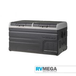 75L DZ Brass Monkey Fridge Freezer With Solar Board & Battery Co