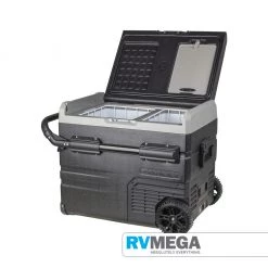 45L Brass Monkey Dual Zone Fridge & Freezer With Solar Charger