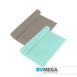 RV MEGA Snazzee Grip Mat Taupe/Teal 450x1800mm