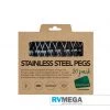 RV MEGA Stainless Steel Pegs - 20 Pack